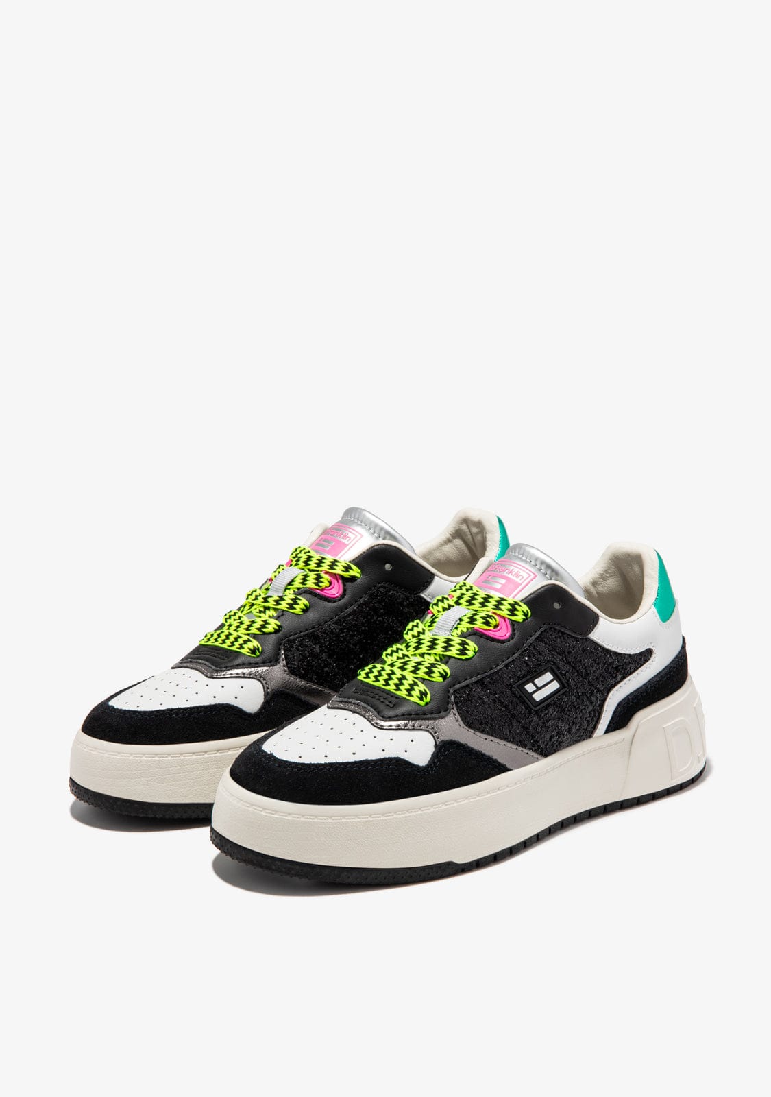 D.franklin Court Flag Glitter Black