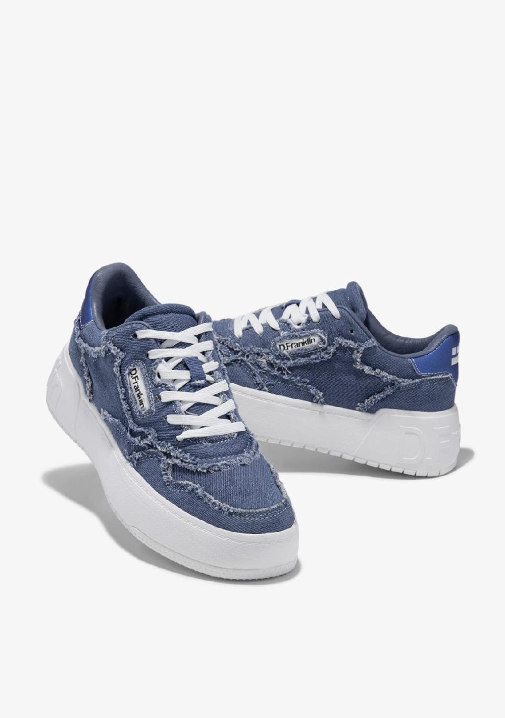 D.franklin Court Frayed Denim