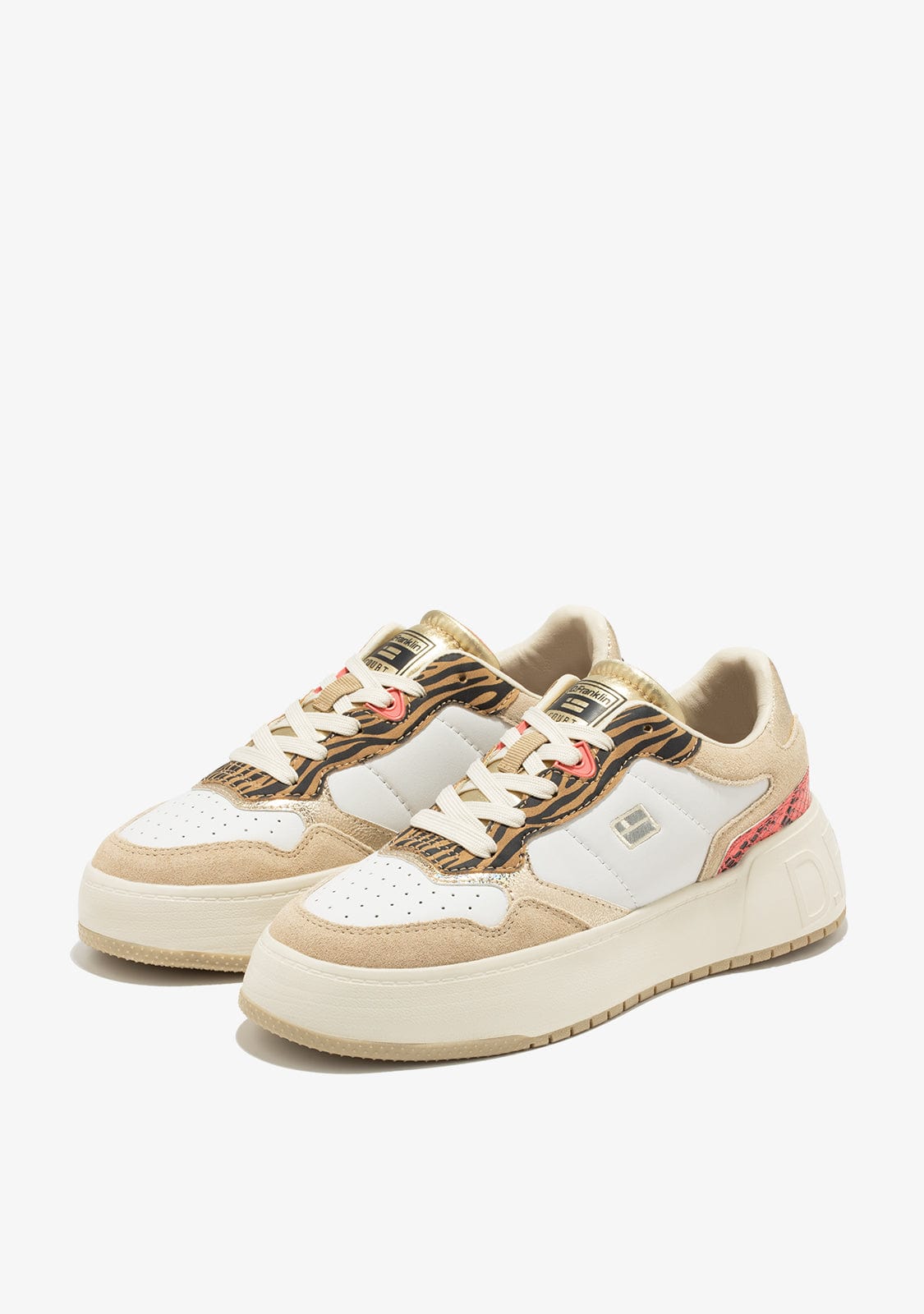 D.franklin Court Stich Beige / Multi