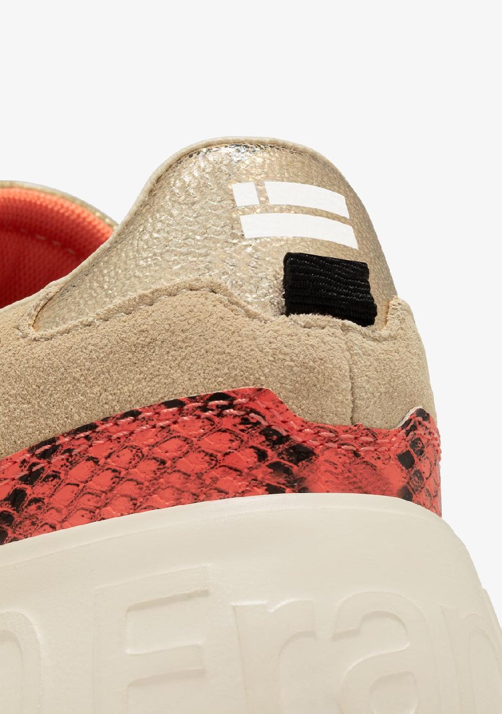 D.franklin Court Stich Beige / Multi