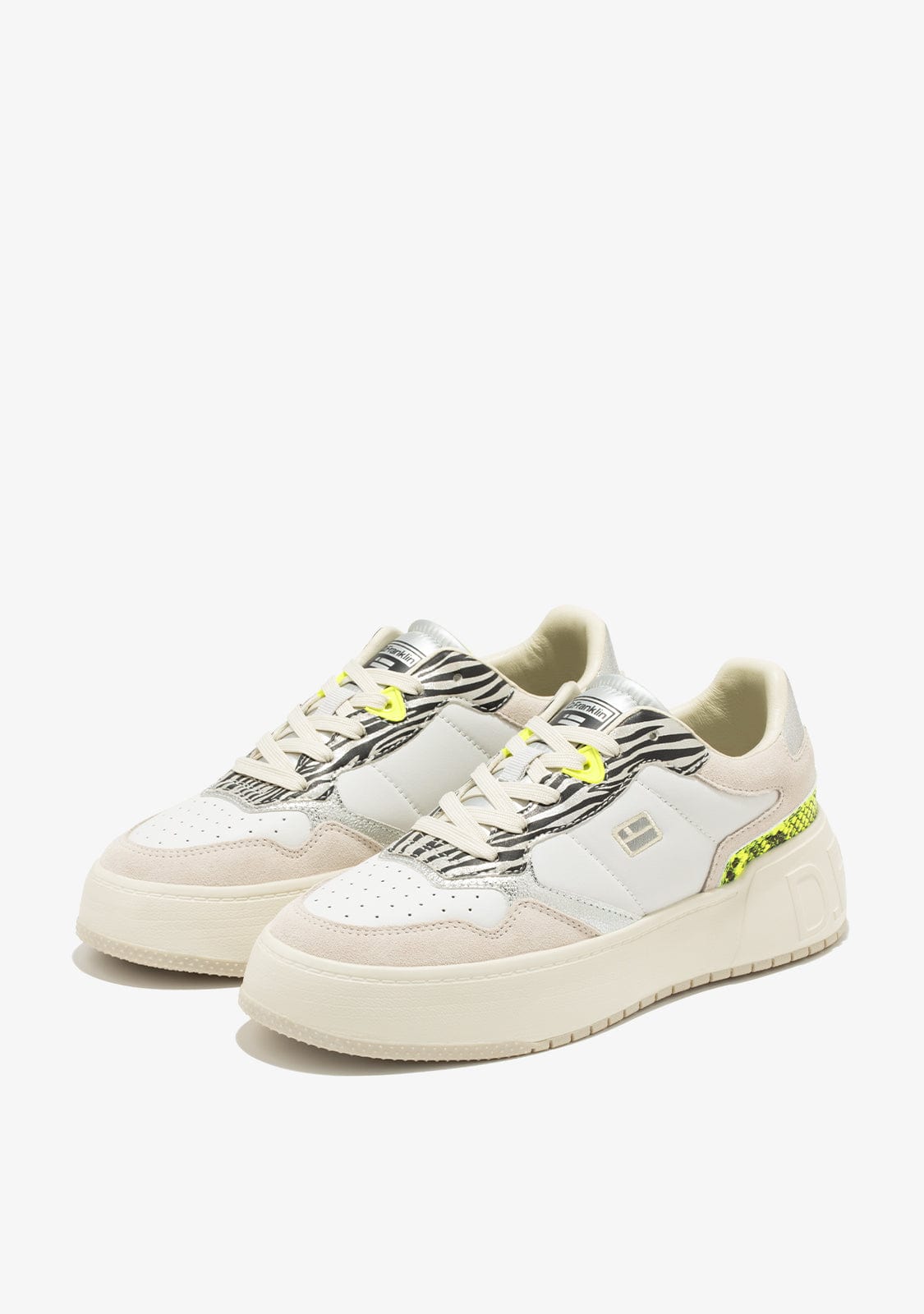 D.franklin Court Stich White / Multi