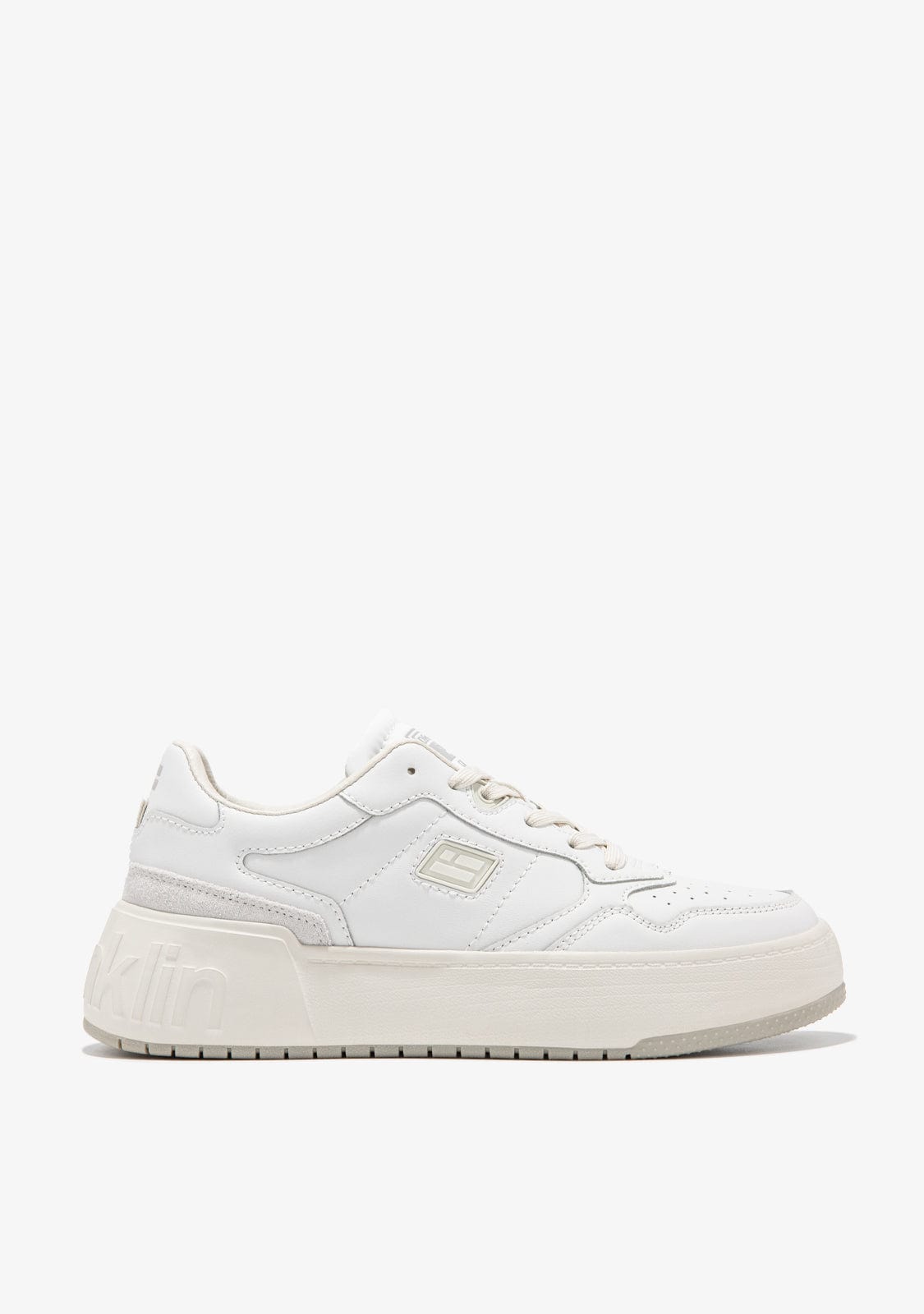 D.franklin Court Tennis Basic Leather White