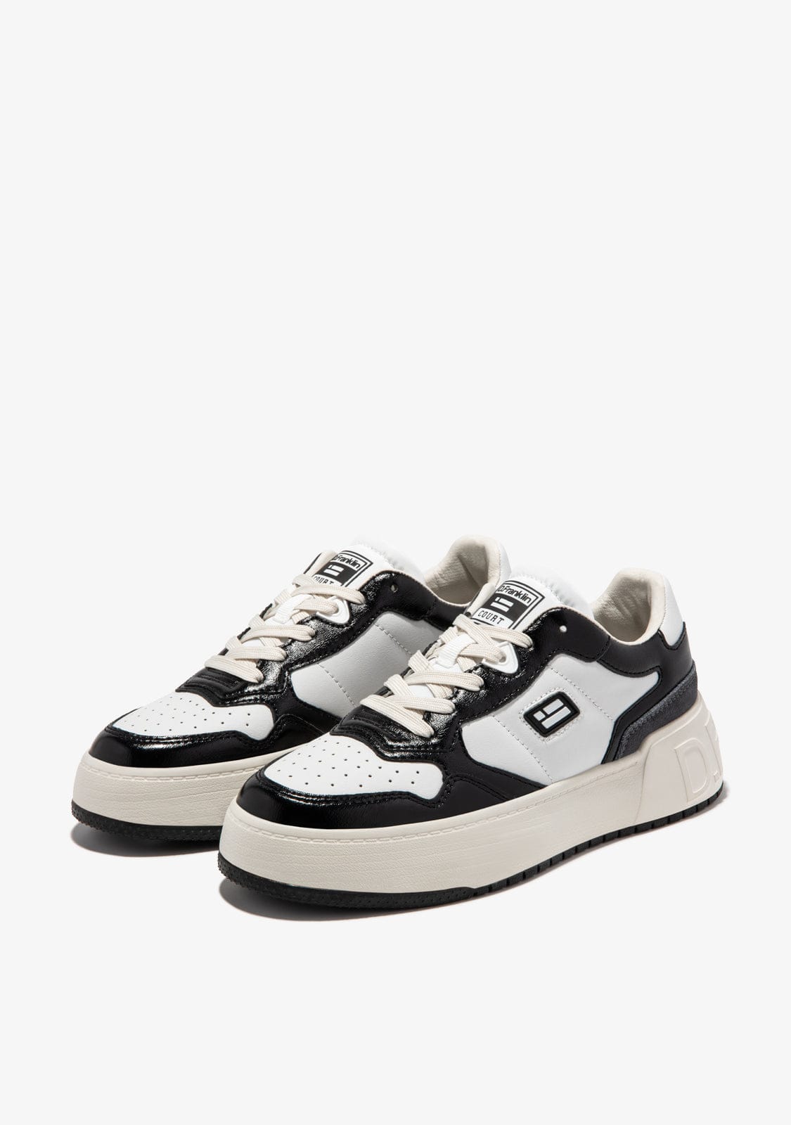 D.franklin Court Tennis Basic White / Black