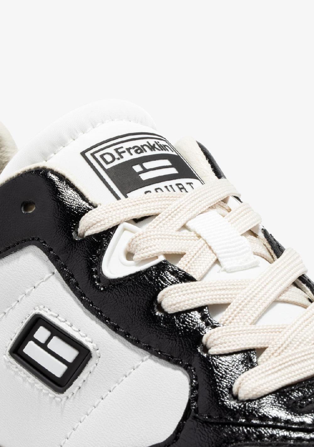 D.franklin Court Tennis Basic White / Black