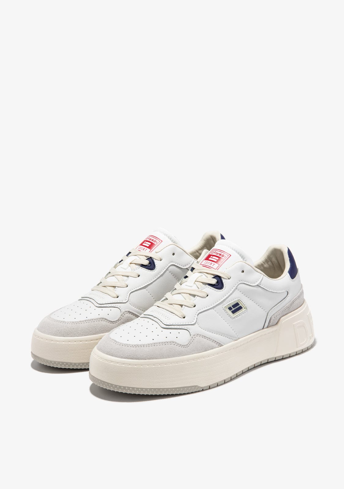 D.franklin Court Tennis Basic White / Blue