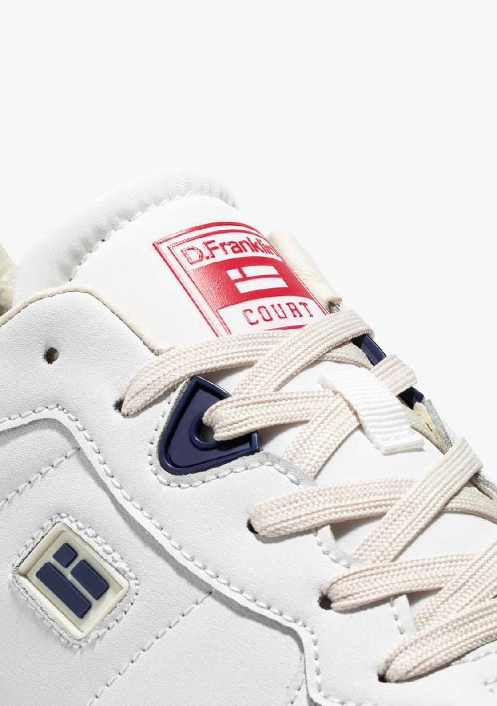 D.franklin Court Tennis Basic White / Blue