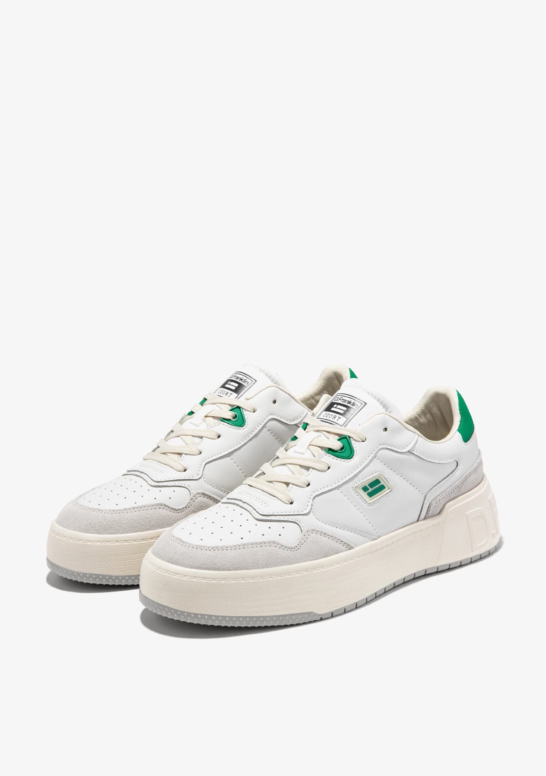 D.franklin Court Tennis Basic White / Green