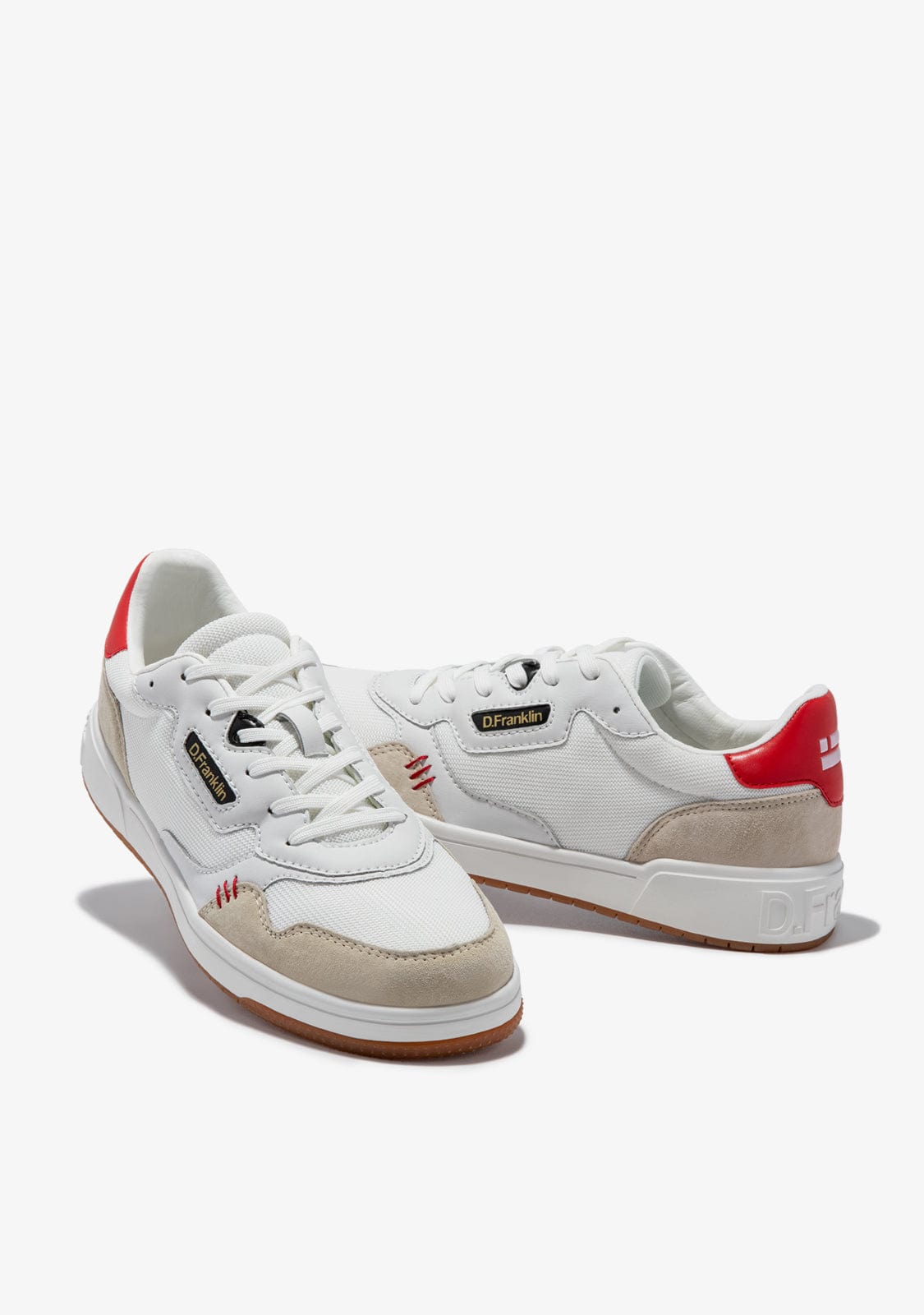 D.franklin Court V2 Basic White / Red