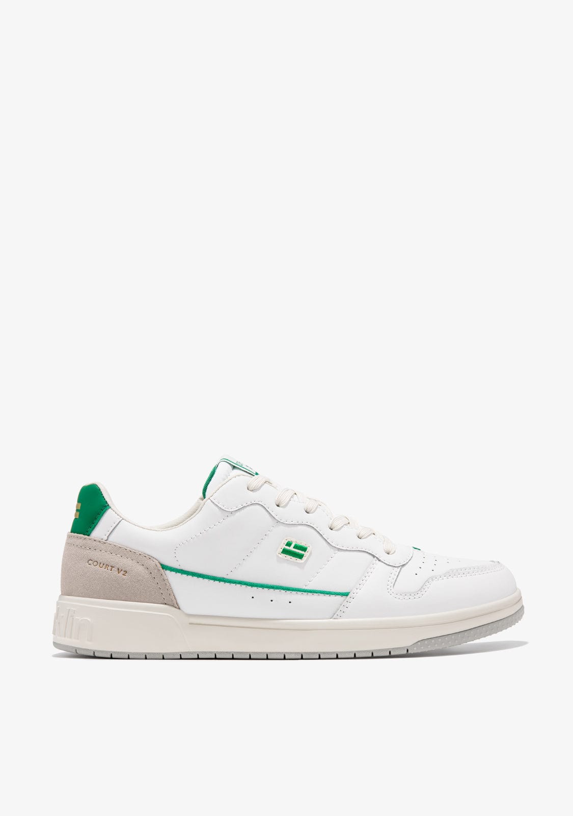 D.franklin Court V2 Flag Basic White / Green