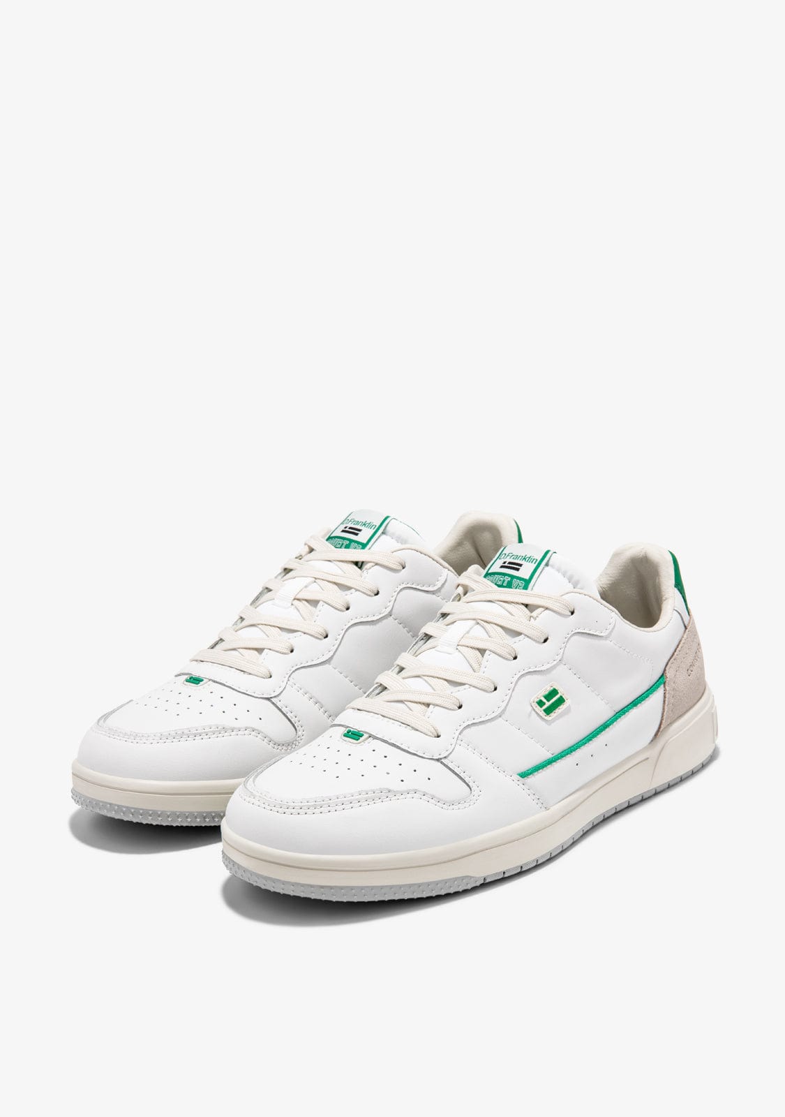 D.franklin Court V2 Flag Basic White / Green
