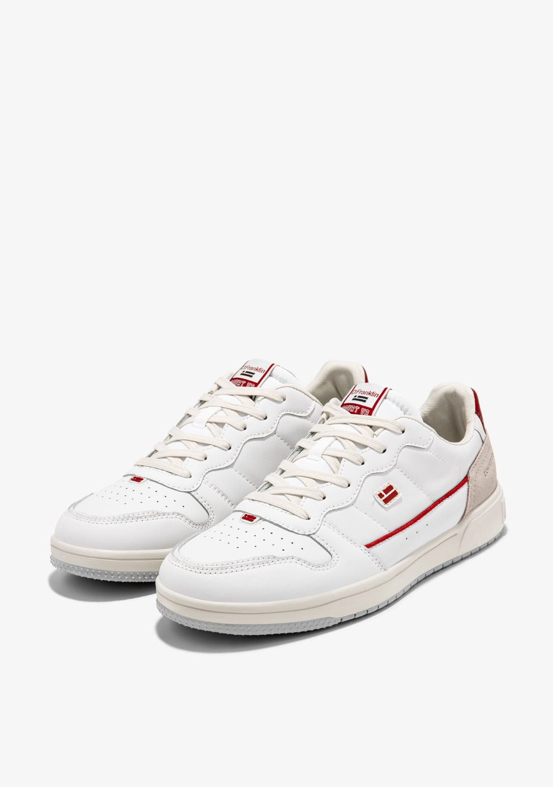 D.franklin Court V2 Flag Basic White / Red