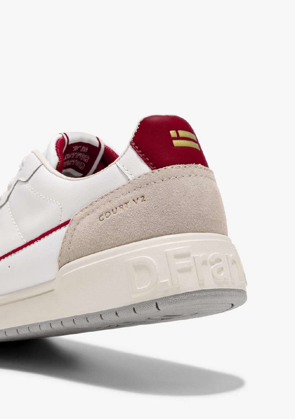 D.franklin Court V2 Flag Basic White / Red