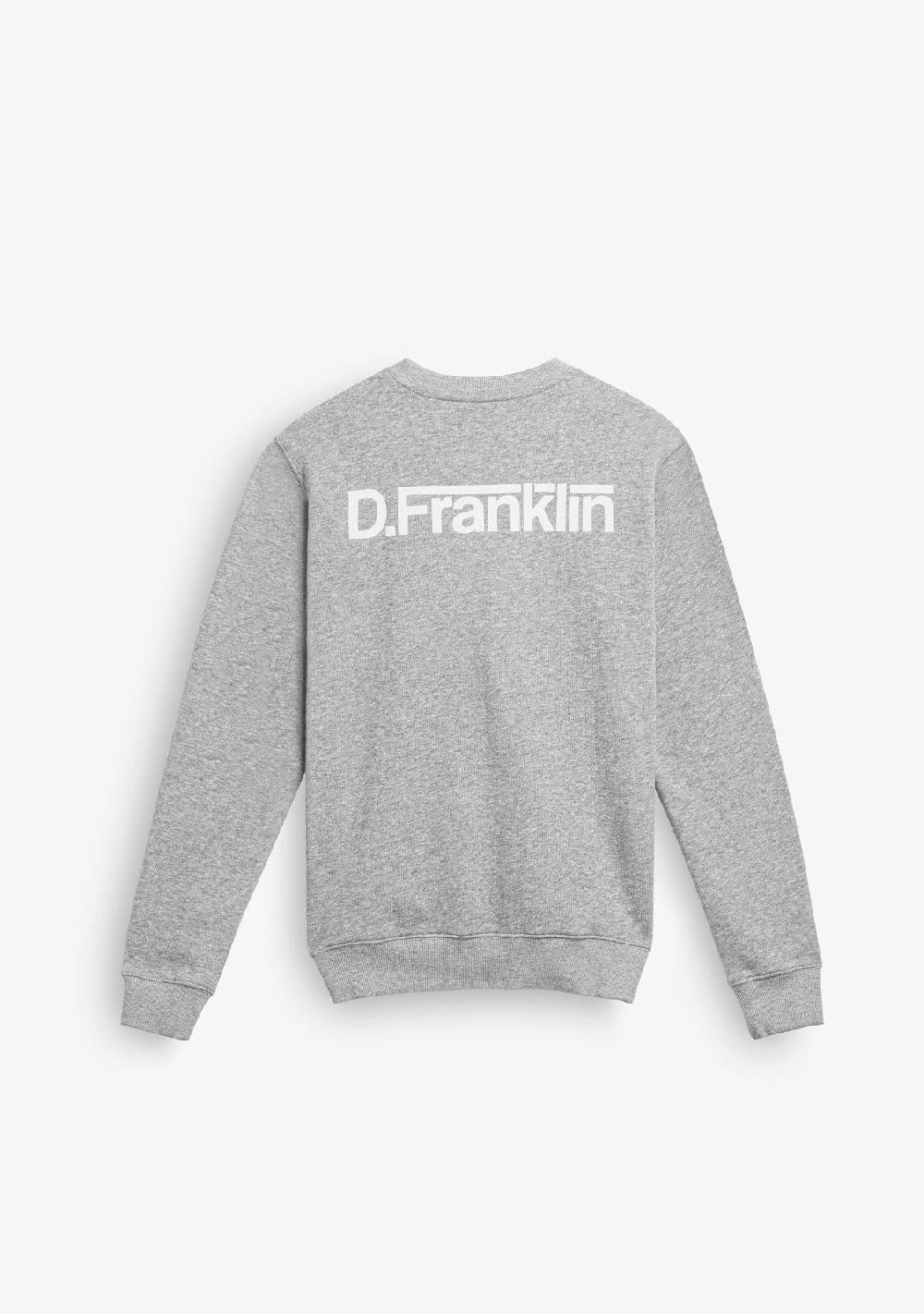 D.franklin Crewneck Racing Club Sweatshirt Grey