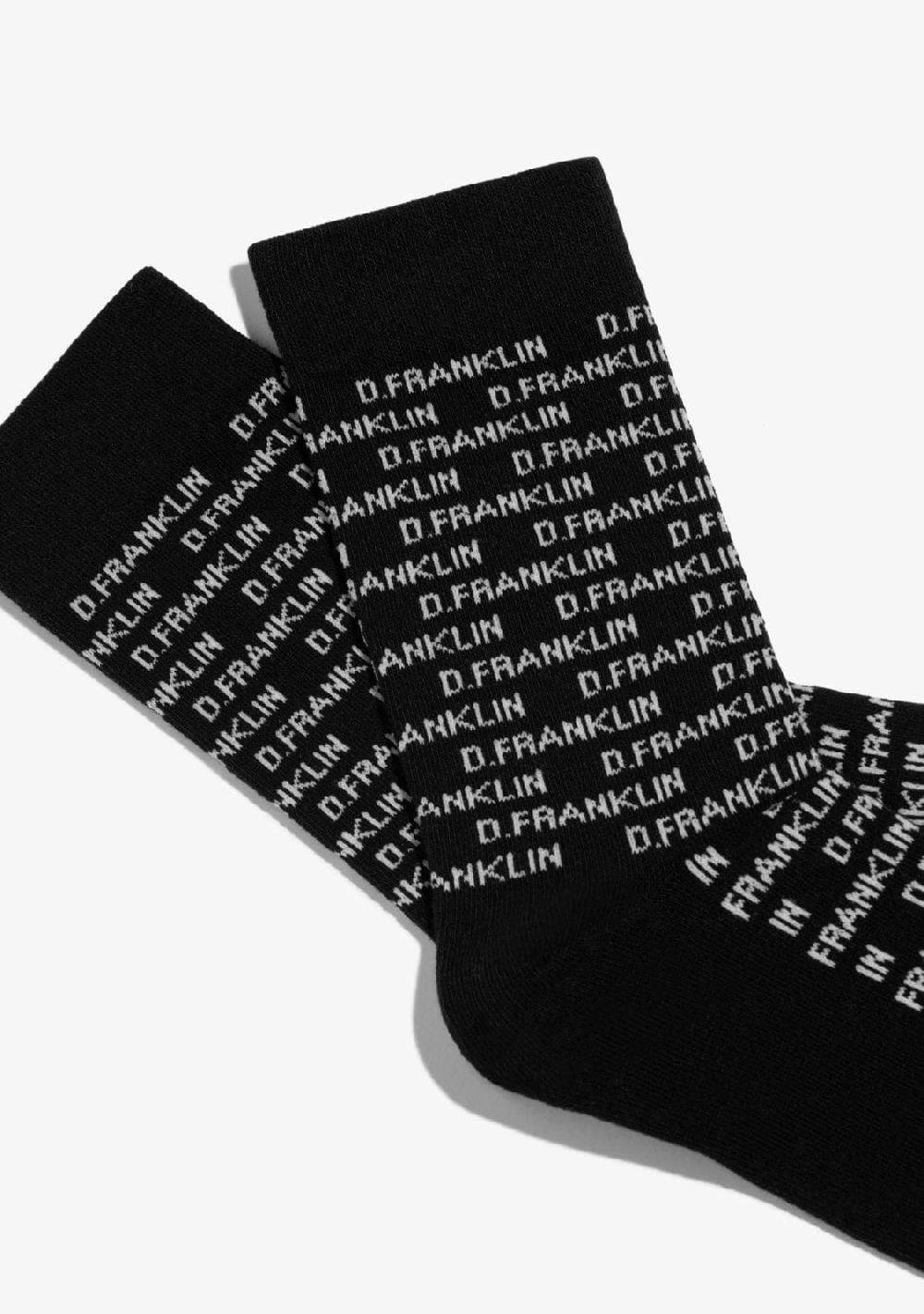 D.franklin DF Capital Socks Black
