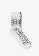 D.franklin DF Capital Socks White