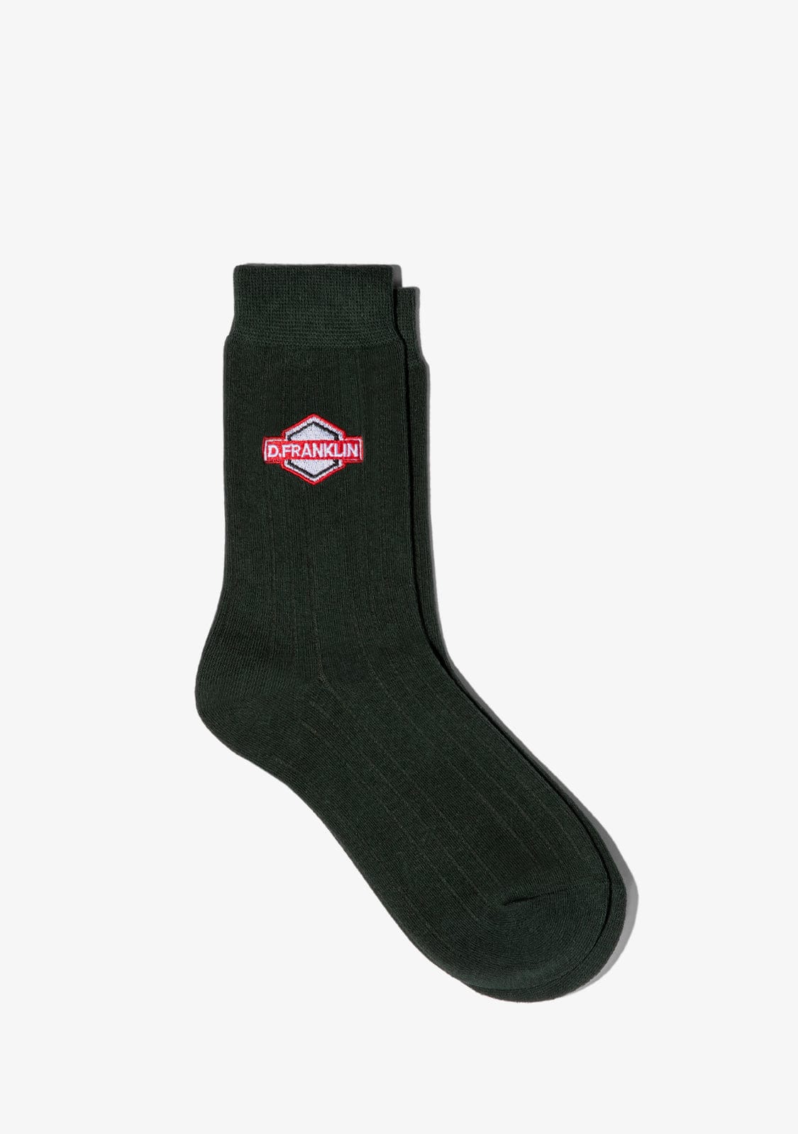 D.franklin DF Patch Socks Green