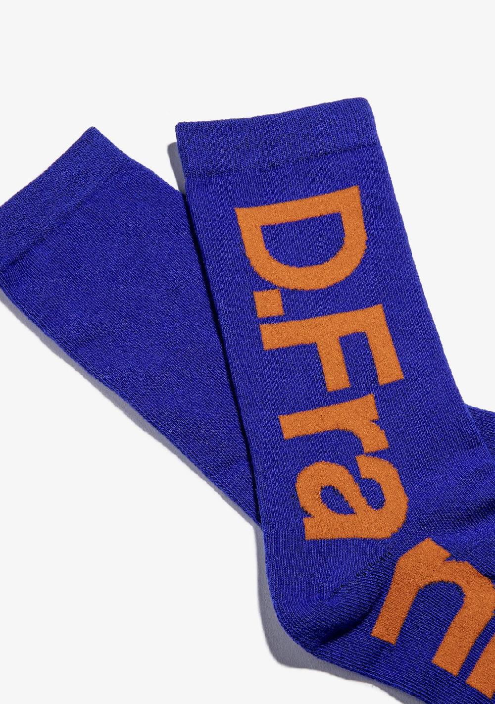 D.franklin DF Socks Blue / Orange