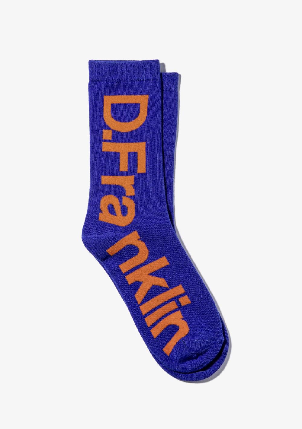 D.franklin DF Socks Blue / Orange