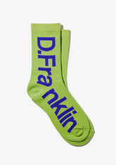 D.franklin DF Socks Lime / Blue