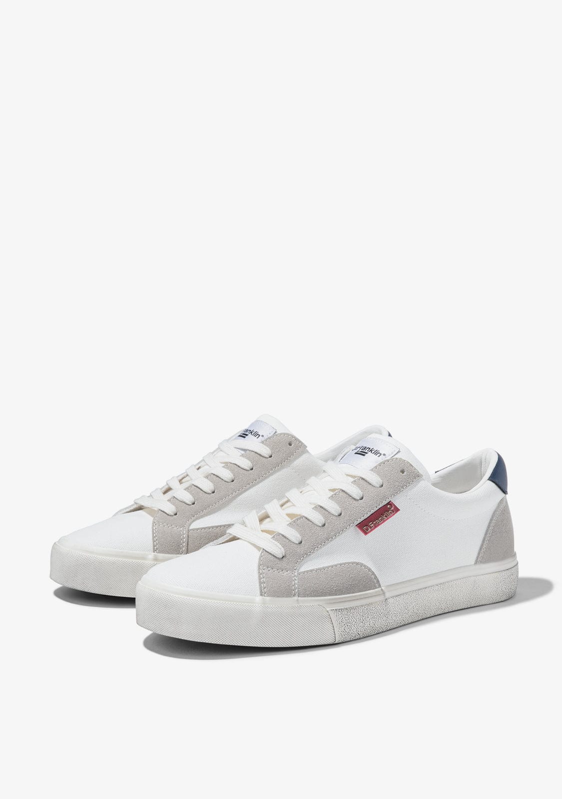 D.franklin Echo Basic White Canvas / Red