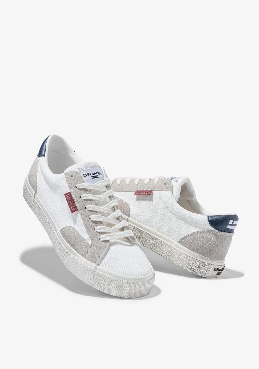 D.franklin Echo Basic White Canvas / Red