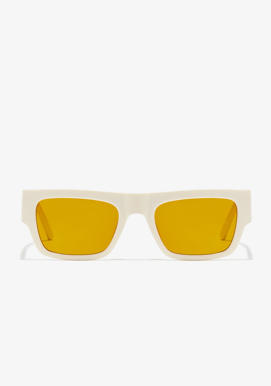 D.franklin Emblem SQ White Ivory / Yellow