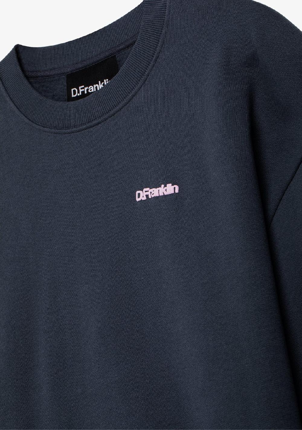 D.franklin Eternity Crop Sweatshirt Grey