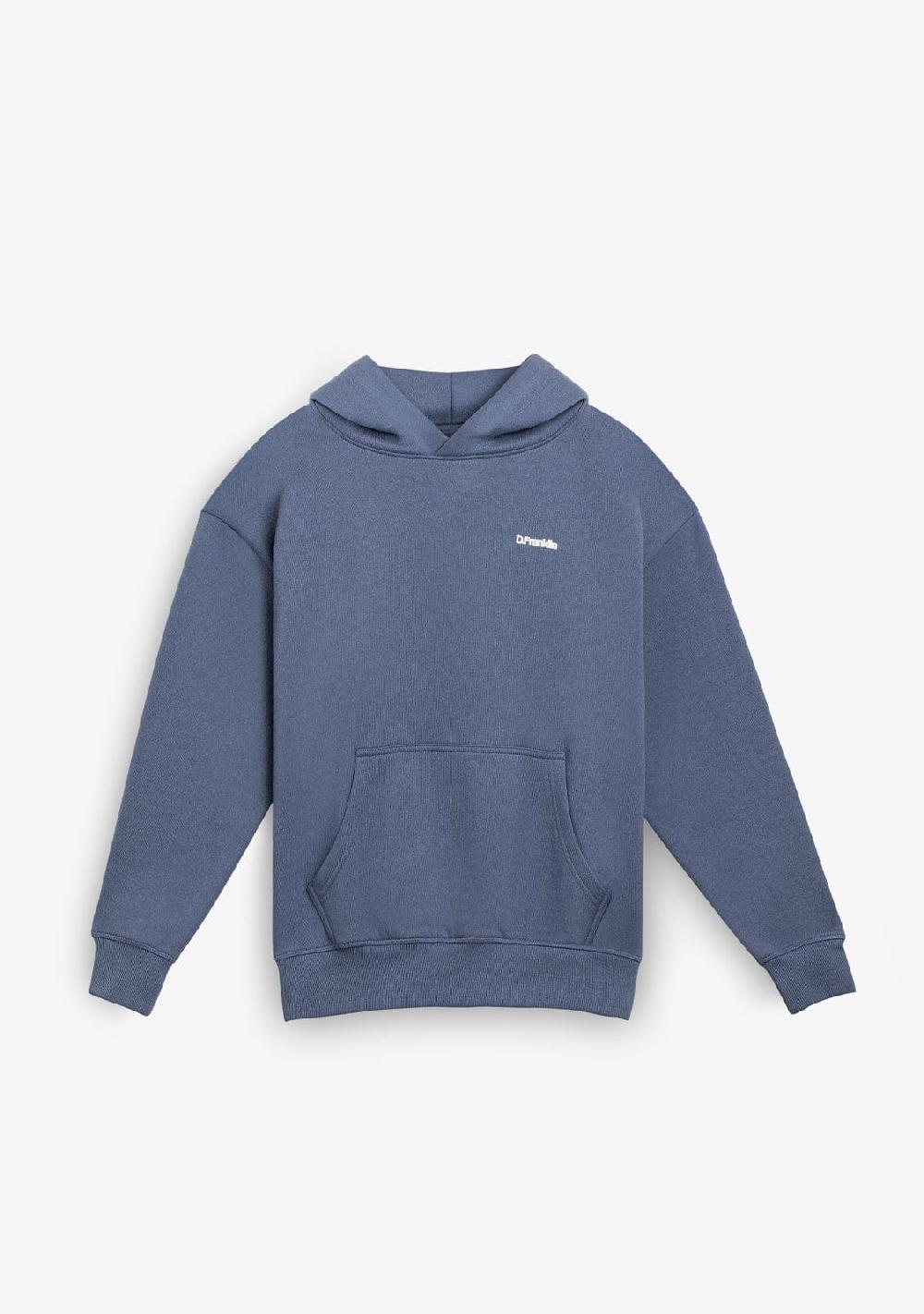 D.franklin Eternity Oversize Hoodie Blue