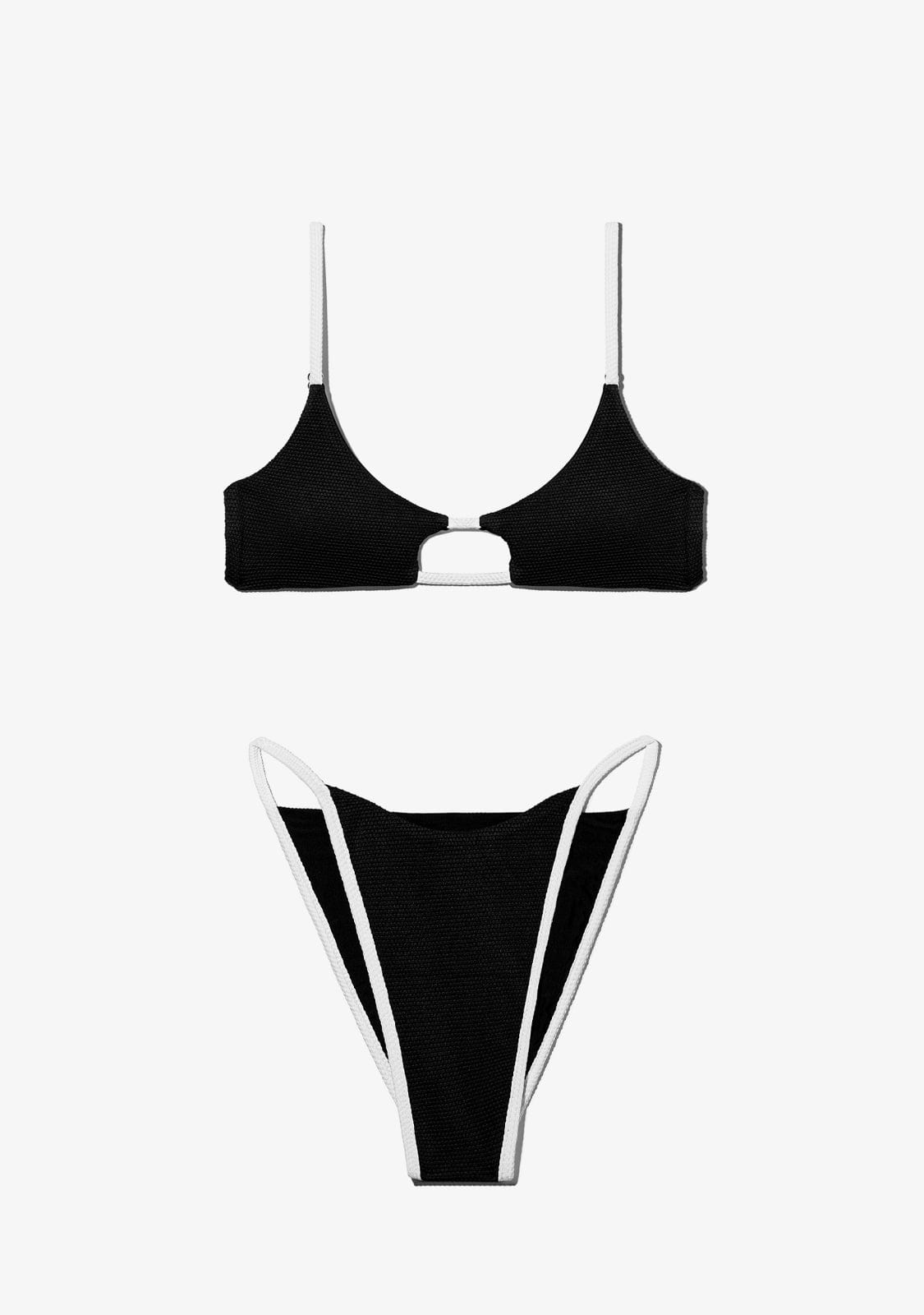 D.franklin Feroe Top + Aruba Bottom Bikini Black