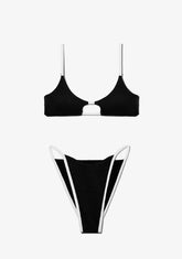 D.franklin Feroe Top + Aruba Bottom Bikini Black