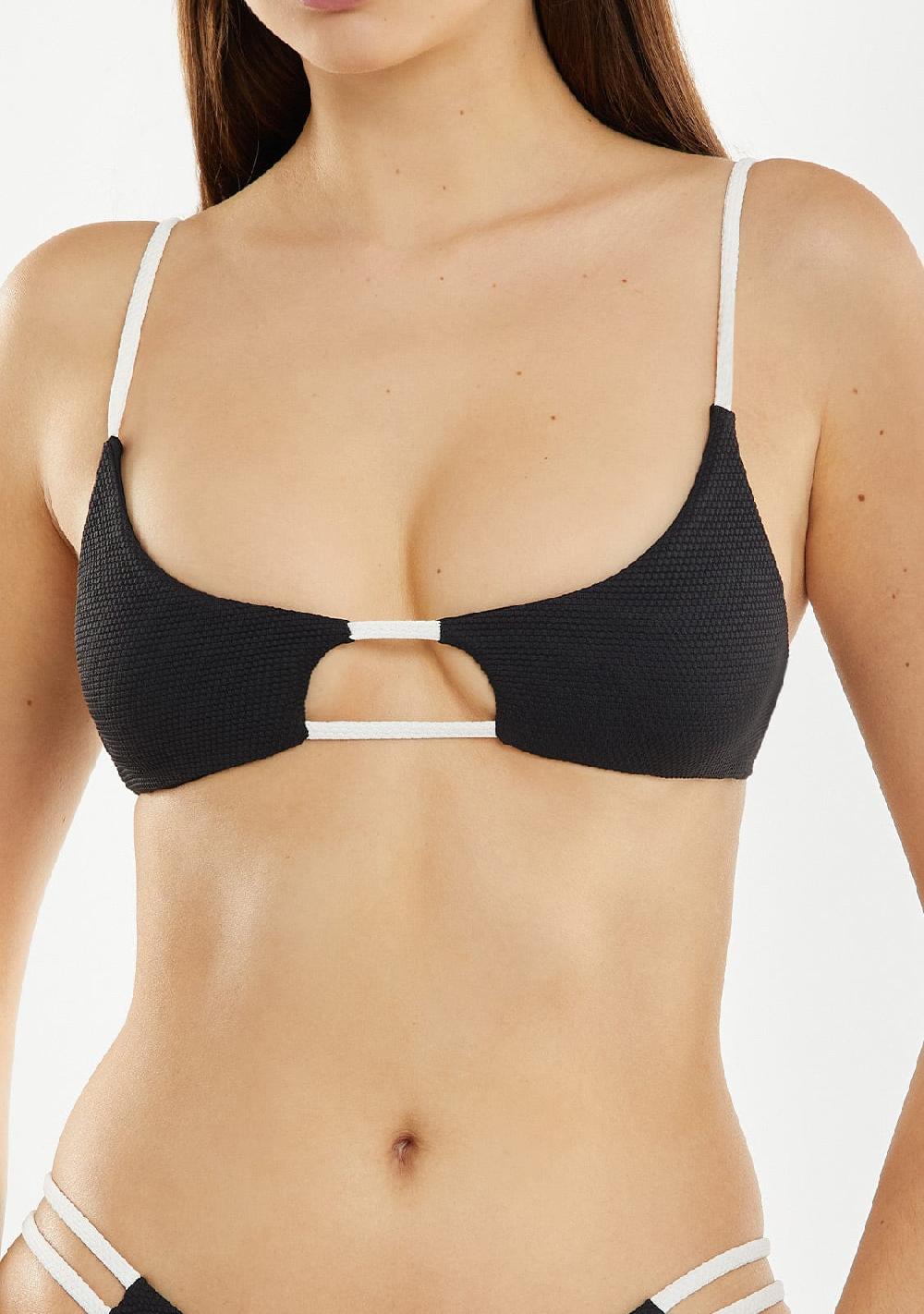 D.franklin Feroe Top Black