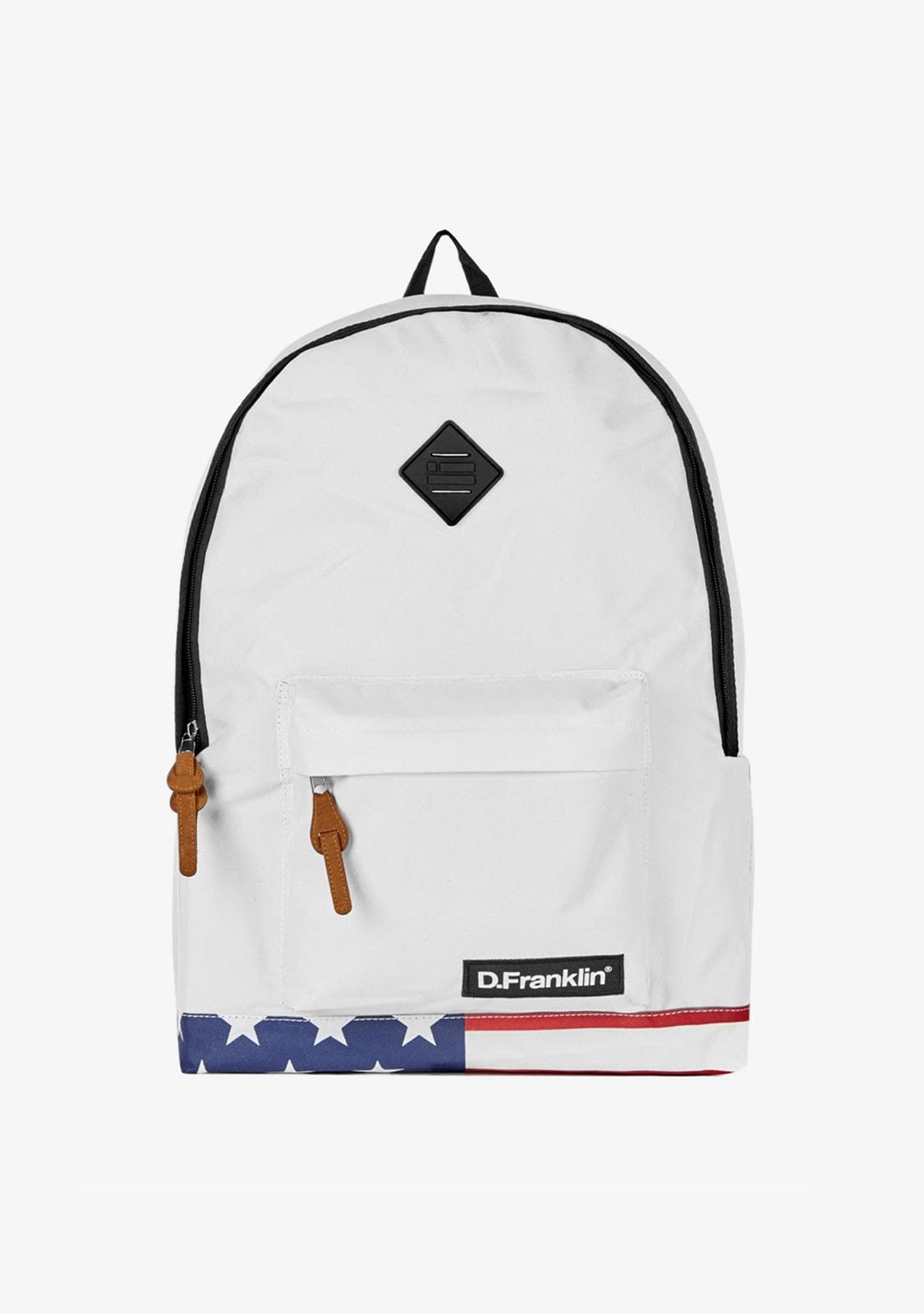 D.franklin Flag Backback White