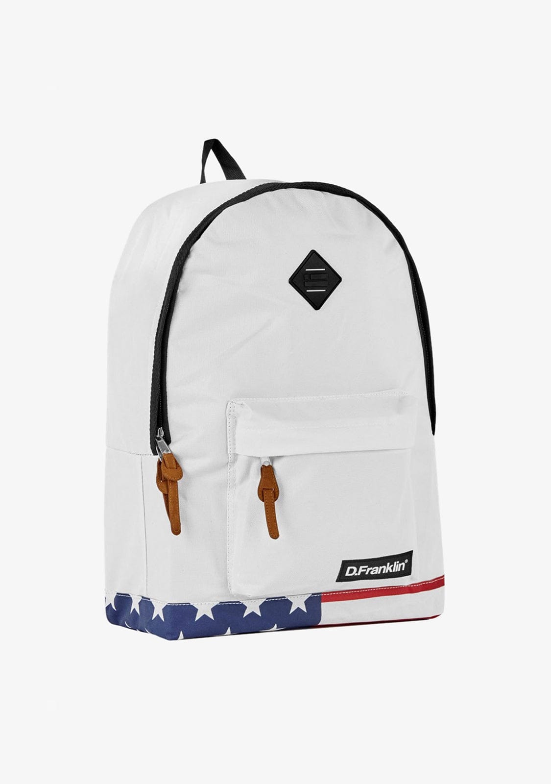 D.franklin Flag Backback White