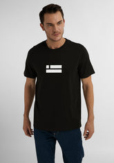 D.franklin Flag T-Shirt Black / White