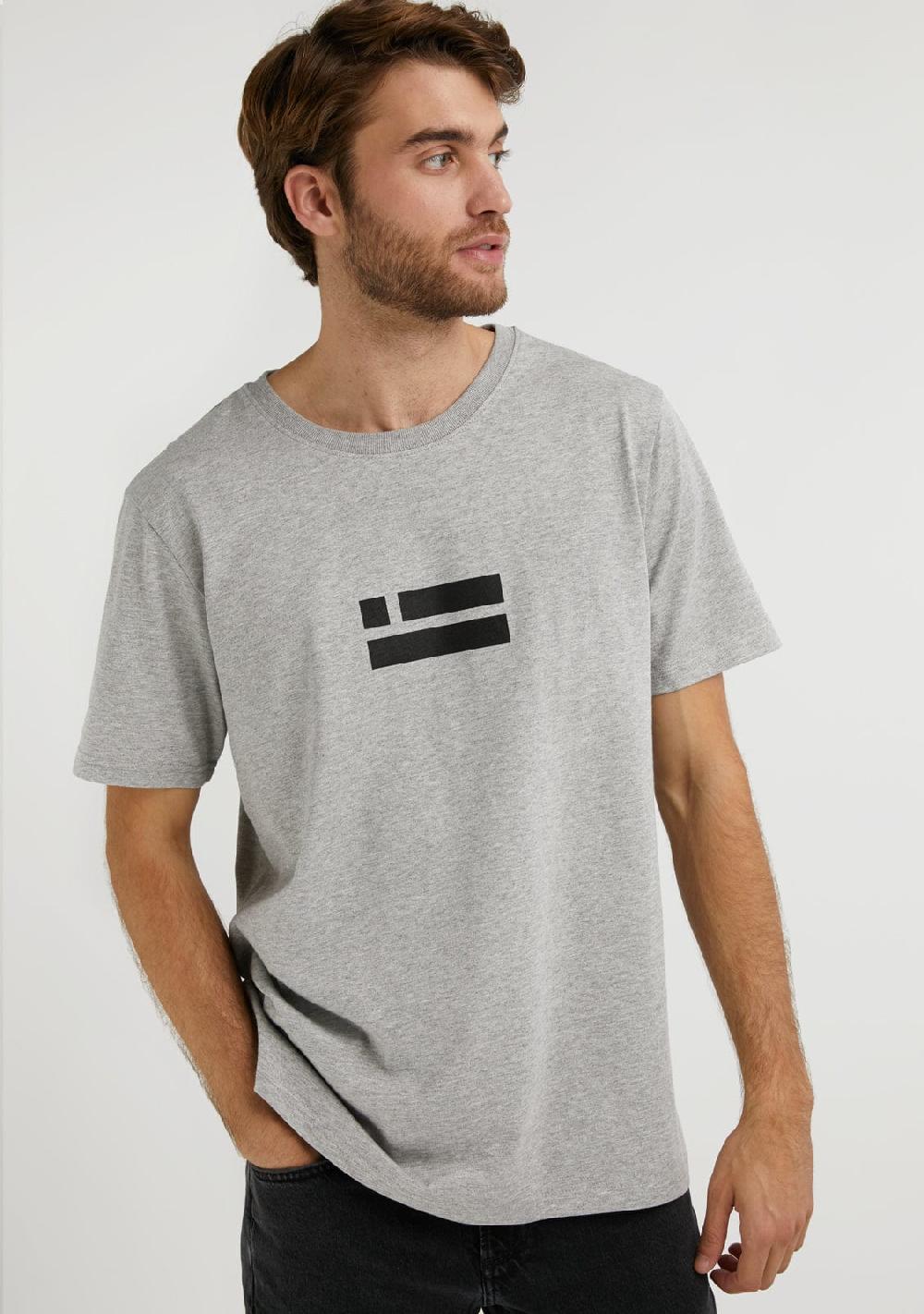 D.franklin Flag T-Shirt Grey / Black