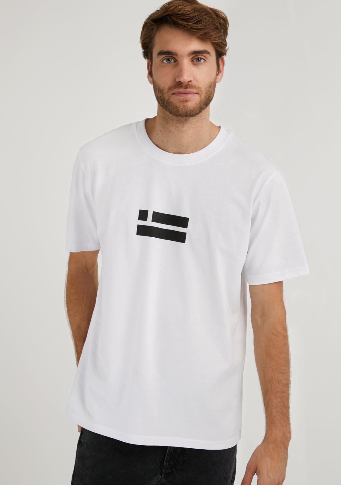 D.franklin Flag T-Shirt White / Black