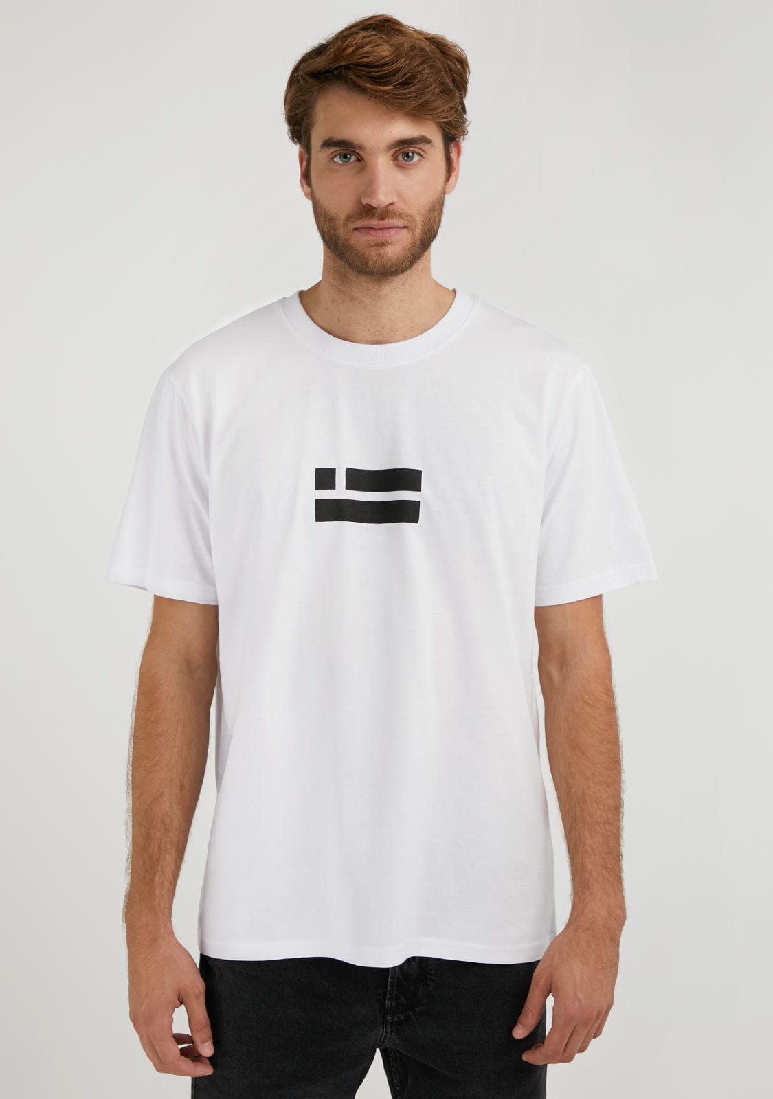 D.franklin Flag T-Shirt White / Black