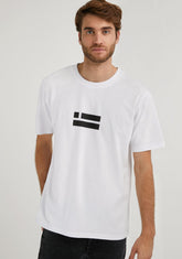 D.franklin Flag T-Shirt White / Black
