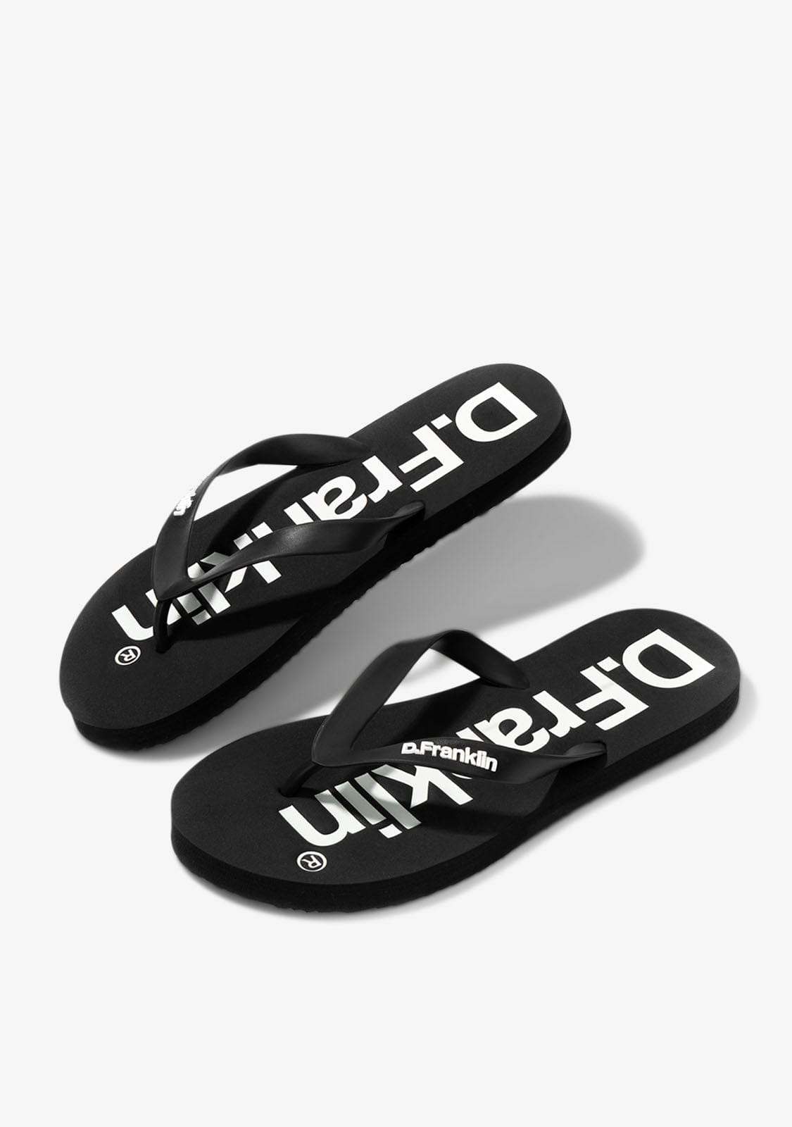 D.franklin Flip Flop Black