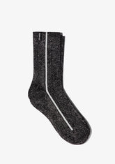 D.franklin Glitter Socks Black