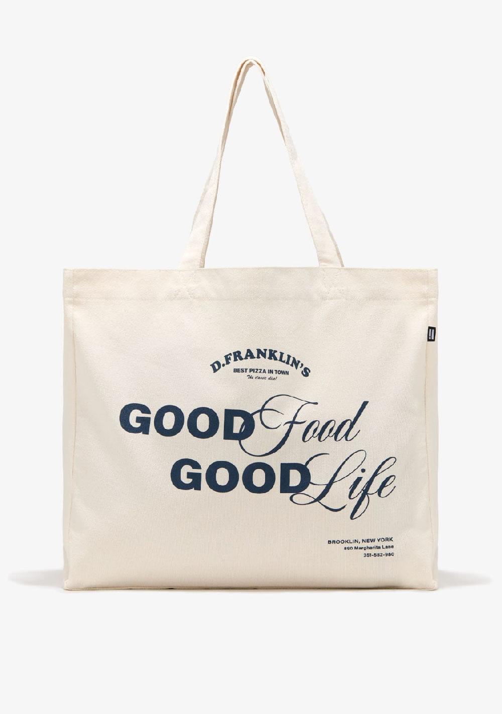 D.franklin Good Life Tote Bag Natural