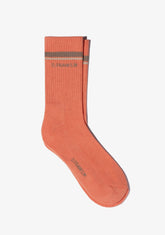 D.franklin Gorpcore 2 Stripes Socks Orange