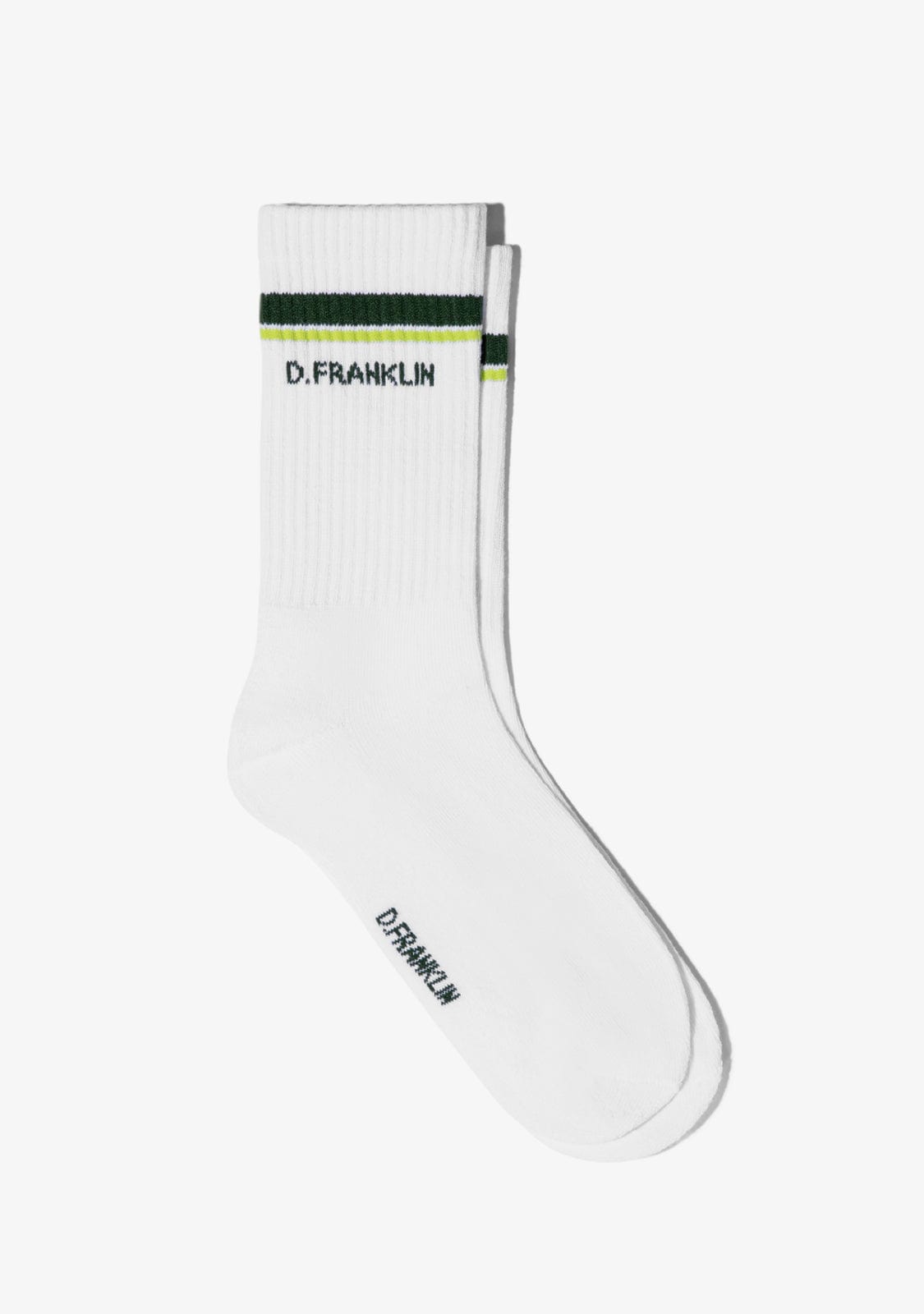 D.franklin Gorpcore 2 Stripes Socks White