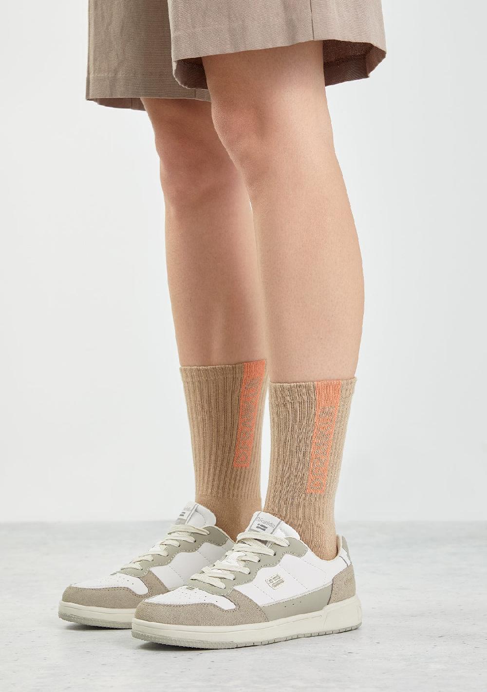 D.franklin Gorpcore Band Socks Taupe