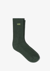 D.franklin Gorpcore Flag Socks Green