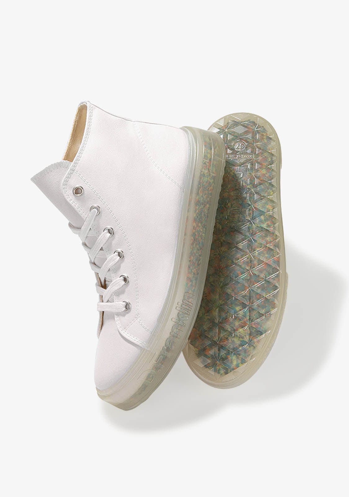 D.franklin Gumme Superstar White / Crystal