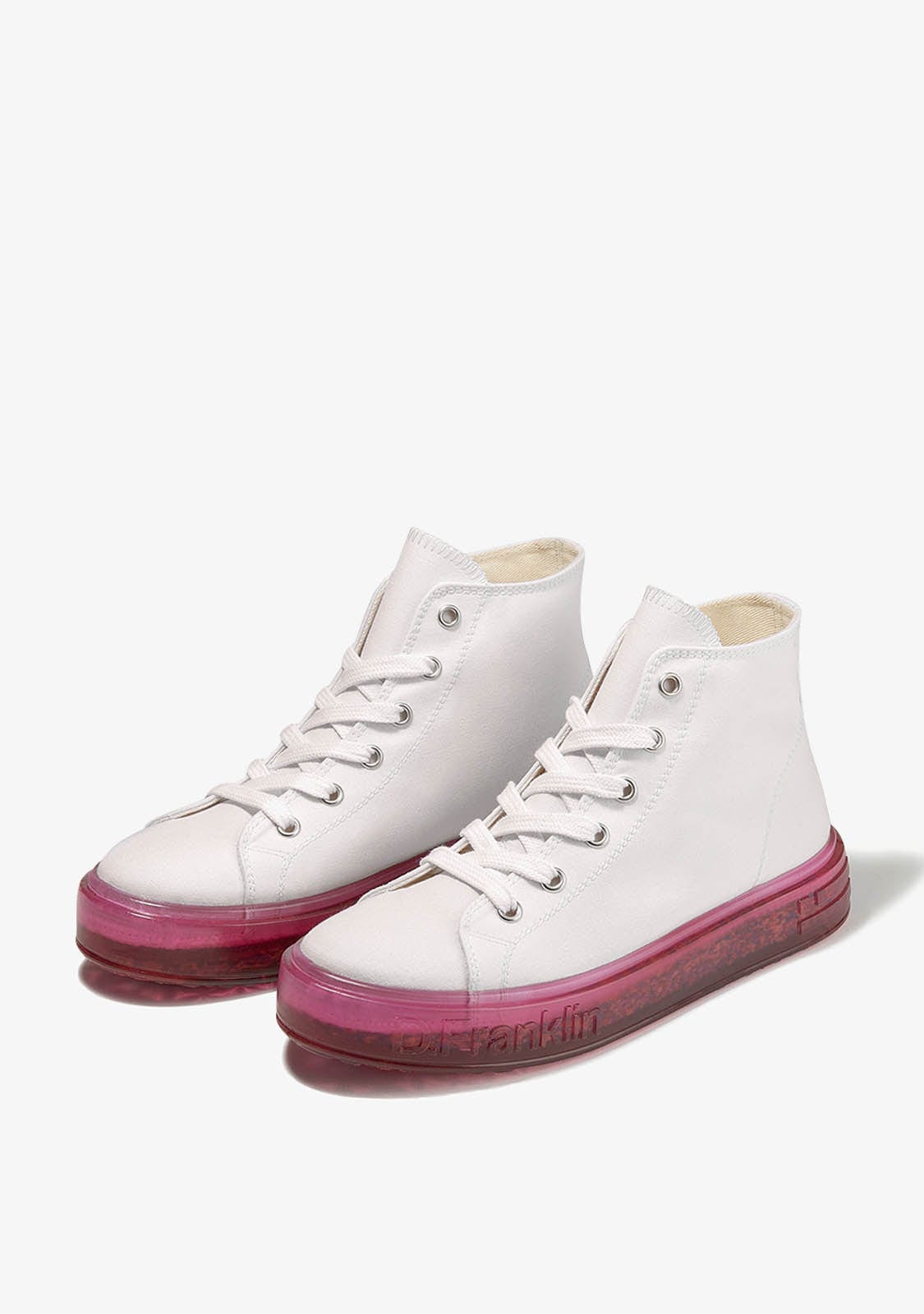 D.franklin Gumme Superstar White / Pink