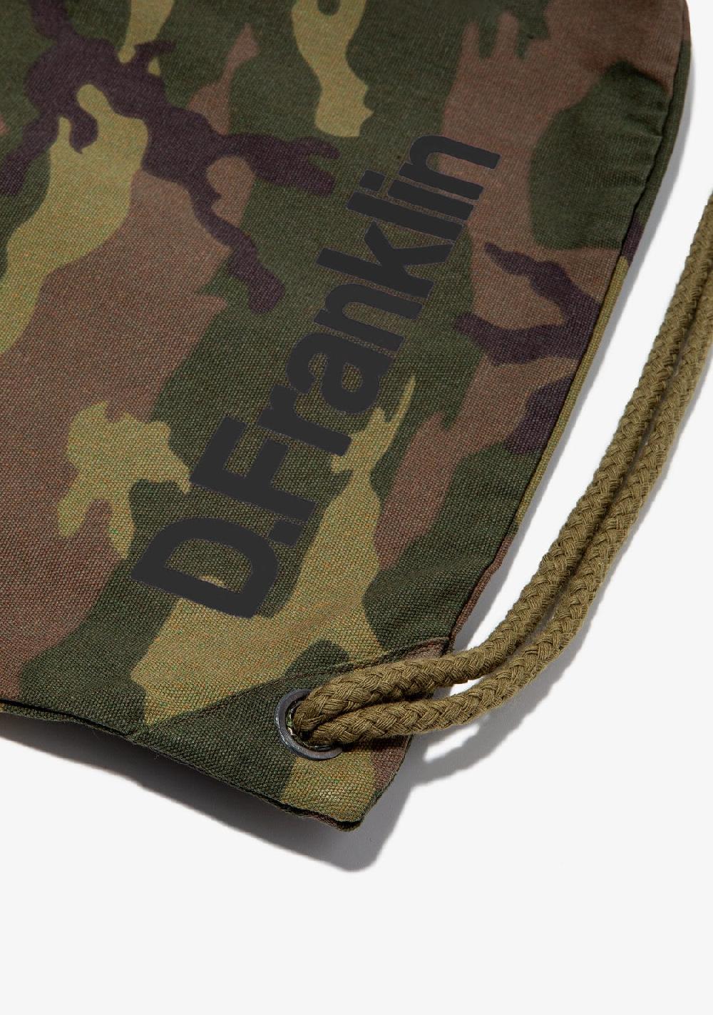 D.franklin Gym Bag Camo Black
