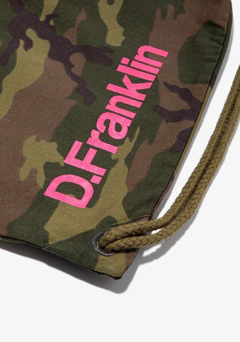 D.franklin Gym Bag Camo Fuxia