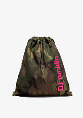 D.franklin Gym Bag Camo Fuxia